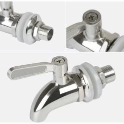 Barrel Tap, Beverage Dispenser, Beer Barrel Tap, Wine Tap - Stainless Steel And 12mm Size -Kitchen Appliances Discounts 100159134 4