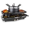 Klarstein Entrecote 2-in-1 Raclette Grill & Fondue Natural Stone 1100W 8 Persons -Kitchen Appliances Discounts 14842193 1