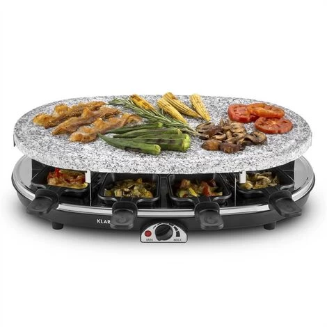 Klarstein Steaklette Raclette Grill 1500W Granite Natural Stone Plate 8 People 5 Klarstein Steaklette Raclette Grill 1500W Granite Natural Stone Plate 8 People - Image 3