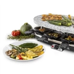 Klarstein Steaklette Raclette Grill 1500W Granite Natural Stone Plate 8 People 11 Klarstein Steaklette Raclette Grill 1500W Granite Natural Stone Plate 8 People -Kitchen Appliances Discounts 14842273 5