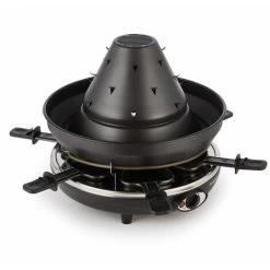 Klarstein Taste Volcano Tartar's Hat Grill Raclette Grill 1500 W 6 People Black 10 Klarstein Taste Volcano Tartar's Hat Grill Raclette Grill 1500 W 6 People Black -Kitchen Appliances Discounts 14842492 4