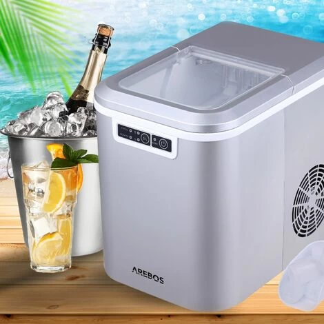 AREBOS Ice Cube Machine 2,2L Icemaker Ice Cube Maker Ice Machine 12kg/24h 4 AREBOS Ice Cube Machine 2,2L Icemaker Ice Cube Maker Ice Machine 12kg/24h - Image 2