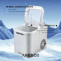 AREBOS Ice Cube Machine 2,2L Icemaker Ice Cube Maker Ice Machine 12kg/24h 10 AREBOS Ice Cube Machine 2,2L Icemaker Ice Cube Maker Ice Machine 12kg/24h -Kitchen Appliances Discounts 28598149 4