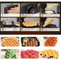 Electric Waffle Maker Pancake Oven Professional Waffle Maker Machine 110V-220V(Euro Standard Socket) 10 Electric Waffle Maker Pancake Oven Professional Waffle Maker Machine 110V-220V(Euro Standard Socket) -Kitchen Appliances Discounts 33042634 4