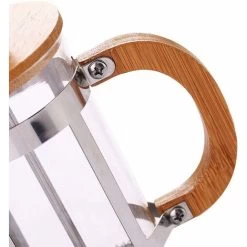 Coffee Filters 350Ml Glass Coffee Pot Coffee Pot Heat Resistant Elegant Filtration French Press Coffee Machine French Press Wooden Lid Filter -Kitchen Appliances Discounts 35539818 5