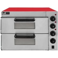Electric Pizza Oven With Audible Timer & Twin Deck Firebrick / 8 Electric Pizza Oven With Audible Timer & Twin Deck Firebrick / -Kitchen Appliances Discounts 35839638 3