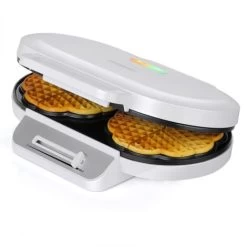 Monzana Waffle Maker Classic Heart Waffle 1200W Non-Stick Coating Temperature Control Kitchen Double Waffle Maker BPA-Free -Kitchen Appliances Discounts 36560013 2