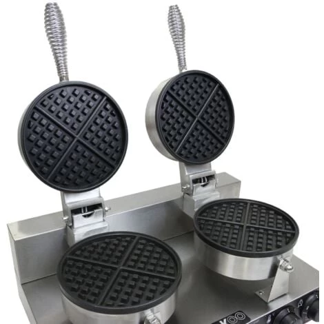 KuKoo Double Waffle Maker Commercial Catering Kitchen Stainless 5 KuKoo Double Waffle Maker Commercial Catering Kitchen Stainless - Image 3
