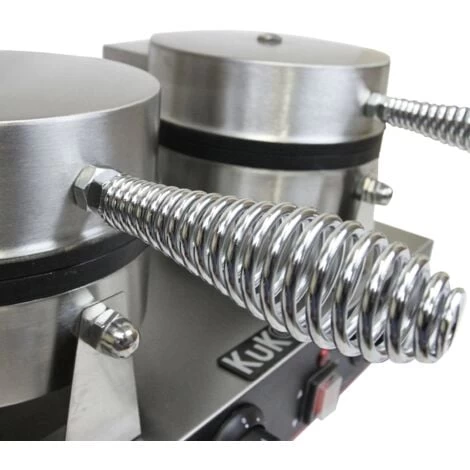 KuKoo Double Waffle Maker Commercial Catering Kitchen Stainless 6 KuKoo Double Waffle Maker Commercial Catering Kitchen Stainless - Image 4