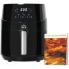 HOMCOM Air Fryer 1500W 4.5L With Digital Display Timer For Low Fat Cooking -Kitchen Appliances Discounts 50241257 1
