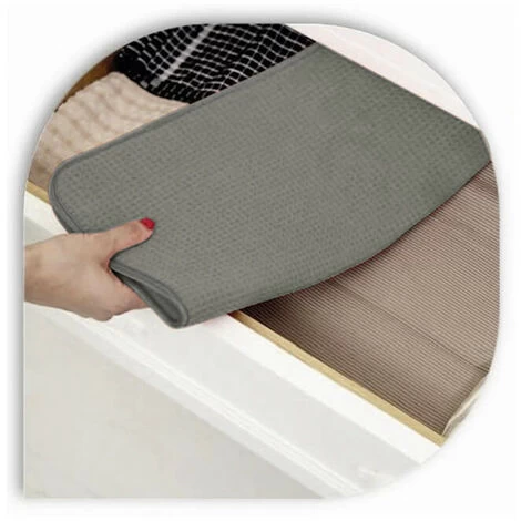 No Name Non-slip Mat For Coffee Maker - Venteo - Grey/Turquoise Blue - Adult - Ultra Absorbent And Machine Washable - Dimension 26x42cm 7 No Name Non-slip Mat For Coffee Maker - Venteo - Grey/Turquoise Blue - Adult - Ultra Absorbent And Machine Washable - Dimension 26x42cm - Image 5