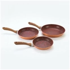 No Name Frying Pan Granite - Venteo - Copper Stone Pan - Non-stick And Anti-scratch With Copper Effect - All Fires (20/24/28) -Kitchen Appliances Discounts 50411016 2