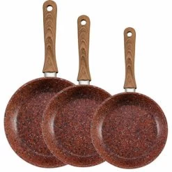 No Name Frying Pan Granite - Venteo - Copper Stone Pan - Non-stick And Anti-scratch With Copper Effect - All Fires (20/24/28) -Kitchen Appliances Discounts 50411016 3