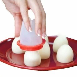 LangRay Egg Cooker, Silicone Non-Stick, Egg Cup For Boiling Eggs (Red (Pack Of 6)) -Kitchen Appliances Discounts 51800849 2