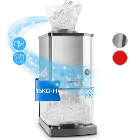 Oneconcept Icebreaker Ice Crusher 15kg / H 3.5 Litre Ice Bucket Stainless Steel 3 Oneconcept Icebreaker Ice Crusher 15kg / H 3.5 Litre Ice Bucket Stainless Steel