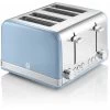 Swan 4 Slice Retro Blue Toaster 1 Swan 4 Slice Retro Blue Toaster -Kitchen Appliances Discounts 53434755 1