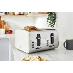 Swan 4 Slice Nordic White Toaster -Kitchen Appliances Discounts 54674031 3