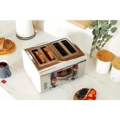 Swan 4 Slice Nordic White Toaster -Kitchen Appliances Discounts 54674031 5
