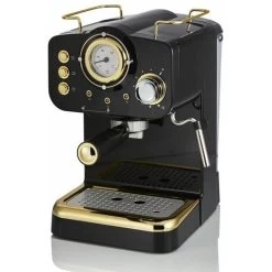 Swan Gatsby Pump Espresso Coffee Machine Black