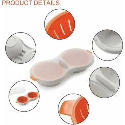 Microwave Food Grade Egg Boiler Cup Is Suitable For Cooking Eggs, Duck Eggs, Etc. In The Kitchen -Kitchen Appliances Discounts 54897043 4