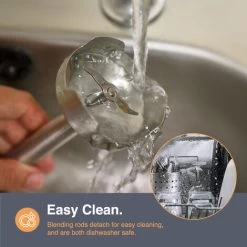 VonShef Electric Potato Masher & Hand Blender 1000W - 2 In 1 Immersion Blender With Potato Masher Attachment – Perfect For Blending & Mashing Potatoes, Baby Food And Vegetables -Kitchen Appliances Discounts 54924473 3