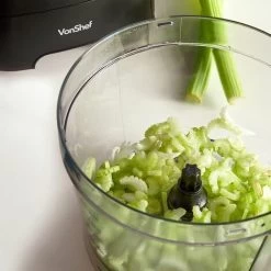 VonShef Food Processor – 1000W Multifunctional 8in1 Chopper, Mixer With Dough Blade, Spatula, Shredder, Medium / Fine Grater & Slicer – 3.5L Bowl & 1.8L Jug - 2 Speed Settings & Pulse Function -Kitchen Appliances Discounts 54924487 4