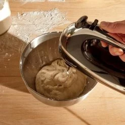 VonShef Professional 300W Hand Mixer, Black, Includes Chrome Beaters, Dough Hooks, Balloon Whisk + 5 Speed With Turbo Button 10 VonShef Professional 300W Hand Mixer, Black, Includes Chrome Beaters, Dough Hooks, Balloon Whisk + 5 Speed With Turbo Button -Kitchen Appliances Discounts 54924907 4