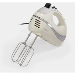 VonShef Professional 300W Hand Mixer, Cream, Includes Chrome Beaters, Dough Hooks, Balloon Whisk + 5 Speed With Turbo Button 9 VonShef Professional 300W Hand Mixer, Cream, Includes Chrome Beaters, Dough Hooks, Balloon Whisk + 5 Speed With Turbo Button -Kitchen Appliances Discounts 55004437 3
