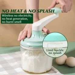 Manual Egg Beater, Multifunctional Manual Egg Beater, Manual Egg Beater Home Egg Beater 1200ML -Kitchen Appliances Discounts 57735273 3