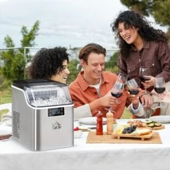 HOMCOM Ice Maker Machine Counter Top Ice Cube Maker For Home 20kg In 24 Hrs 9 HOMCOM Ice Maker Machine Counter Top Ice Cube Maker For Home 20kg In 24 Hrs -Kitchen Appliances Discounts 57882073 3