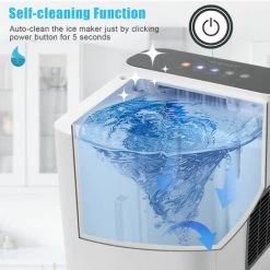 Countertop Ice Maker Portable Ice Cube Making Machine 15KG/24H Home Office Bar -Kitchen Appliances Discounts 57933725 3