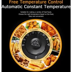 2500W 220-240V 12.7QT/12L Stainless Steel Double Cylinder Electric Fryer UK -Kitchen Appliances Discounts 57959952 3