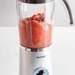 VonShef Blender, Juicer & Grinder - 4 In 1 Multi-Functional, 17 Piece Set With 2 Speed Settings And Pulse Function Ideal For Crushing Ice, Making Smoothies, Protein Shakes And More 220W -Kitchen Appliances Discounts 58218029 5