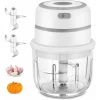 Mini Electric Chopper, Food Chopper Vegetable Chopper Processor With 300ML Glass Bowl, Electric Meat 1 Mini Electric Chopper, Food Chopper Vegetable Chopper Processor With 300ML Glass Bowl, Electric Meat -Kitchen Appliances Discounts 58422907 1