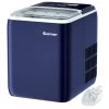 2.6L Portable Ice Machine W/ Ice Yield 20kg Per Day 8.5 Mins Per Cycle Self-Cleaning Home Bar Office Blue -Kitchen Appliances Discounts 58681513 1