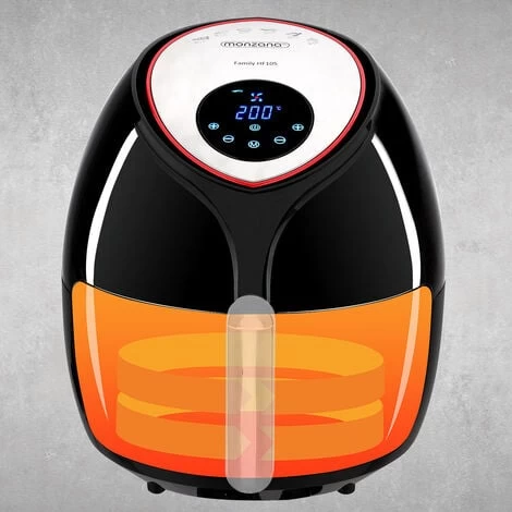 Monzana Air Fryer 6.5L XXL Digital Touch Control, Timer, Healthy Cooking 1850W 6 Monzana Air Fryer 6.5L XXL Digital Touch Control, Timer, Healthy Cooking 1850W - Image 4