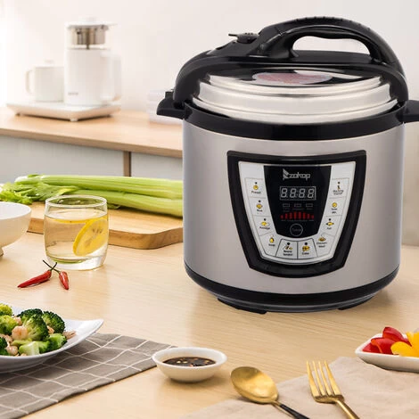 6L 13 IN 1 1000W Non-Stick Multi Function Electric Pressure Cooker Stainless Steel Rice Slow 3 6L 13 IN 1 1000W Non-Stick Multi Function Electric Pressure Cooker Stainless Steel Rice Slow