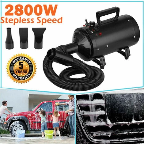 2800W Adjustable Stepless Speed Car Motorcycle Power Air Dryer Blaster Blower 3 2800W Adjustable Stepless Speed Car Motorcycle Power Air Dryer Blaster Blower