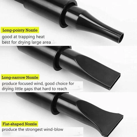 2800W Adjustable Stepless Speed Car Motorcycle Power Air Dryer Blaster Blower 6 2800W Adjustable Stepless Speed Car Motorcycle Power Air Dryer Blaster Blower - Image 4