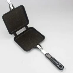 Camping Sandwich Toaster Grill, Crispy Cooks, Breakfast And Much More. Ideal For Fishing