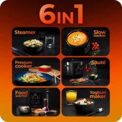 Pressure Multi-Cooker 6L With Slow Cook, Steam, Warm, Sauté - Avalla K-90 -Kitchen Appliances Discounts 59726726 4