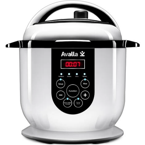 Smart Pressure Cooker 2.5L Non-Stick Steamer And Food Warmer Avalla K-45 3 Smart Pressure Cooker 2.5L Non-Stick Steamer And Food Warmer Avalla K-45