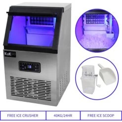 Commercial Ice Cube Maker Stainless Steel Machine 40kg/24hr -Kitchen Appliances Discounts 60469311 5