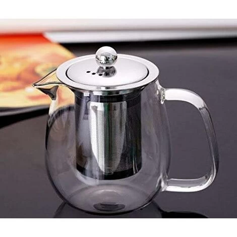 Glass Teapot With Brewing Teapot 500ml/17oz The Teapot Stove Is Safe And Heat-Resistant Blooming And Loose Leaf Teapot Set. 4 Glass Teapot With Brewing Teapot 500ml/17oz The Teapot Stove Is Safe And Heat-Resistant Blooming And Loose Leaf Teapot Set. - Image 2