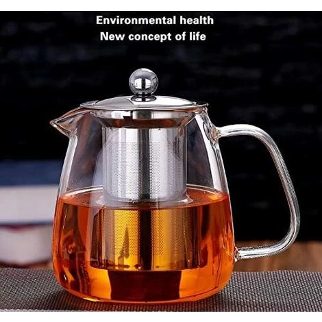 Glass Teapot With Brewing Teapot 500ml/17oz The Teapot Stove Is Safe And Heat-Resistant Blooming And Loose Leaf Teapot Set. 5 Glass Teapot With Brewing Teapot 500ml/17oz The Teapot Stove Is Safe And Heat-Resistant Blooming And Loose Leaf Teapot Set. - Image 3