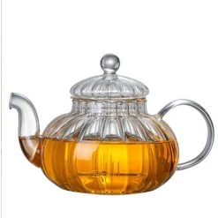 Glass Teapot With Infuser Pumpkin Design(600ml Pumpkin Teapot) -Kitchen Appliances Discounts 60700270 5