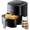 Proscenic T22 Air Fryer With 13 Presets & Shake Reminder, Oil Free Air Fryer 5L, Low-Noise, Compatible With APP & Alexa, 100+ Online Recipes, LED Touch Screen, Non-Stick Basket, 1700W