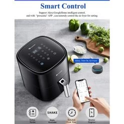 Proscenic T22 Air Fryer With 13 Presets & Shake Reminder, Oil Free Air Fryer 5L, Low-Noise, Compatible With APP & Alexa, 100+ Online Recipes, LED Touch Screen, Non-Stick Basket, 1700W -Kitchen Appliances Discounts 61309884 4