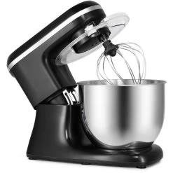 7L Stand Mixer Stainless Bowl Cake Mixer Electric 6 Speed Settings Food Mixer Machine Kitchen Mixer For Baking With Dough Hook, Whisk,Beater, Splash Guard Black 9 7L Stand Mixer Stainless Bowl Cake Mixer Electric 6 Speed Settings Food Mixer Machine Kitchen Mixer For Baking With Dough Hook, Whisk,Beater, Splash Guard Black -Kitchen Appliances Discounts 62870236 3