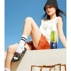 MUFF Juicer, Small Household Juice Cup, Multifunctional Juice Cup, Pink -Kitchen Appliances Discounts 64170877 5